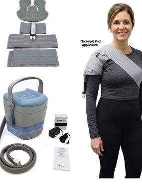 EXC DonJoy Iceman Classic 3 Shoulder Surgery Pad Straps Ice Therapy System